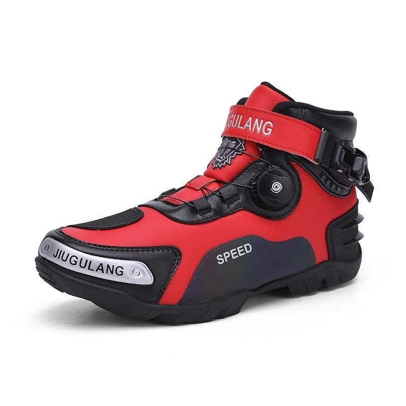 Sneaker Zone - Botas de moto antideslizantes para hombre