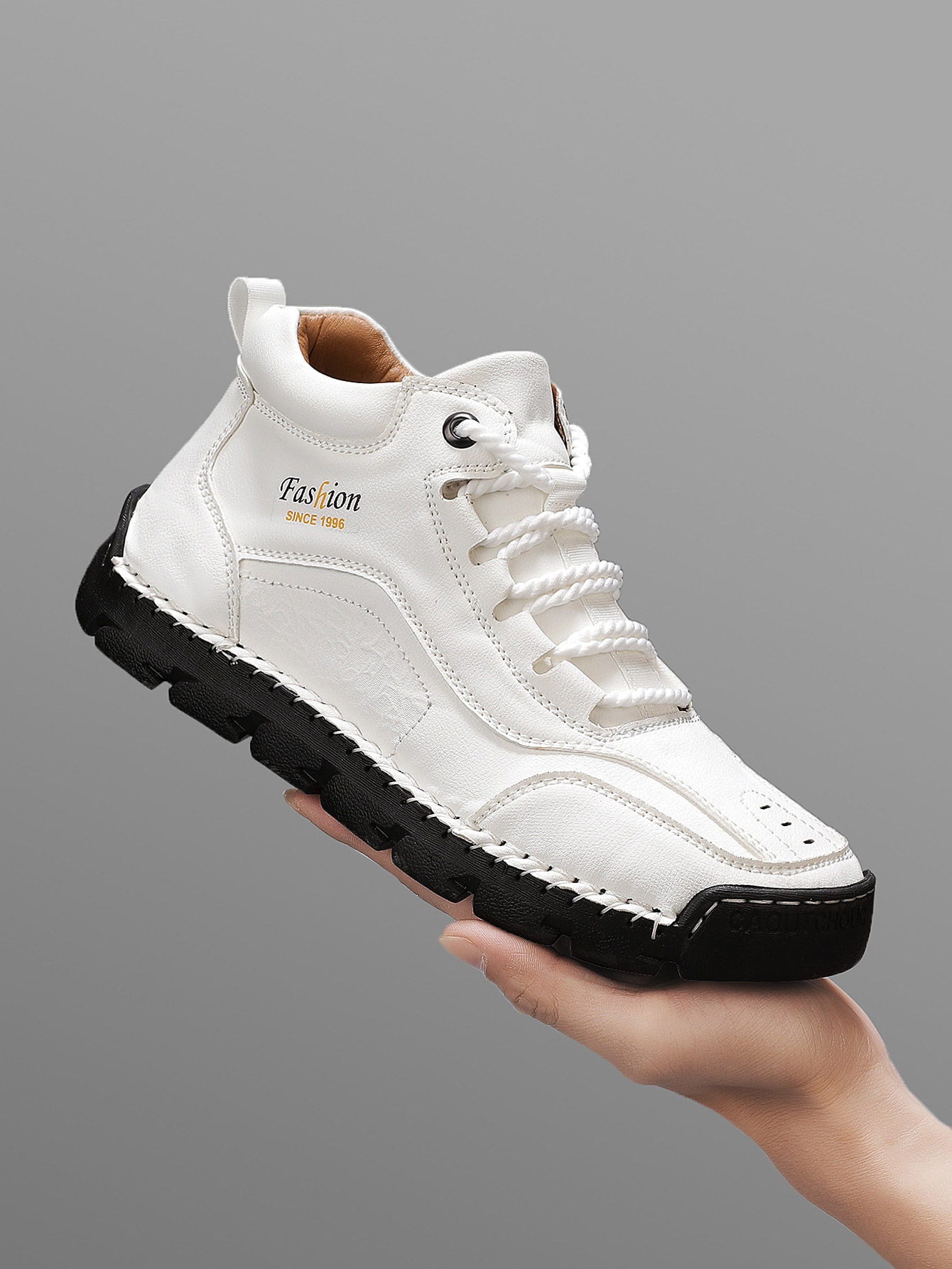 Sneaker Zone - Zapatos informales de caña media hechos