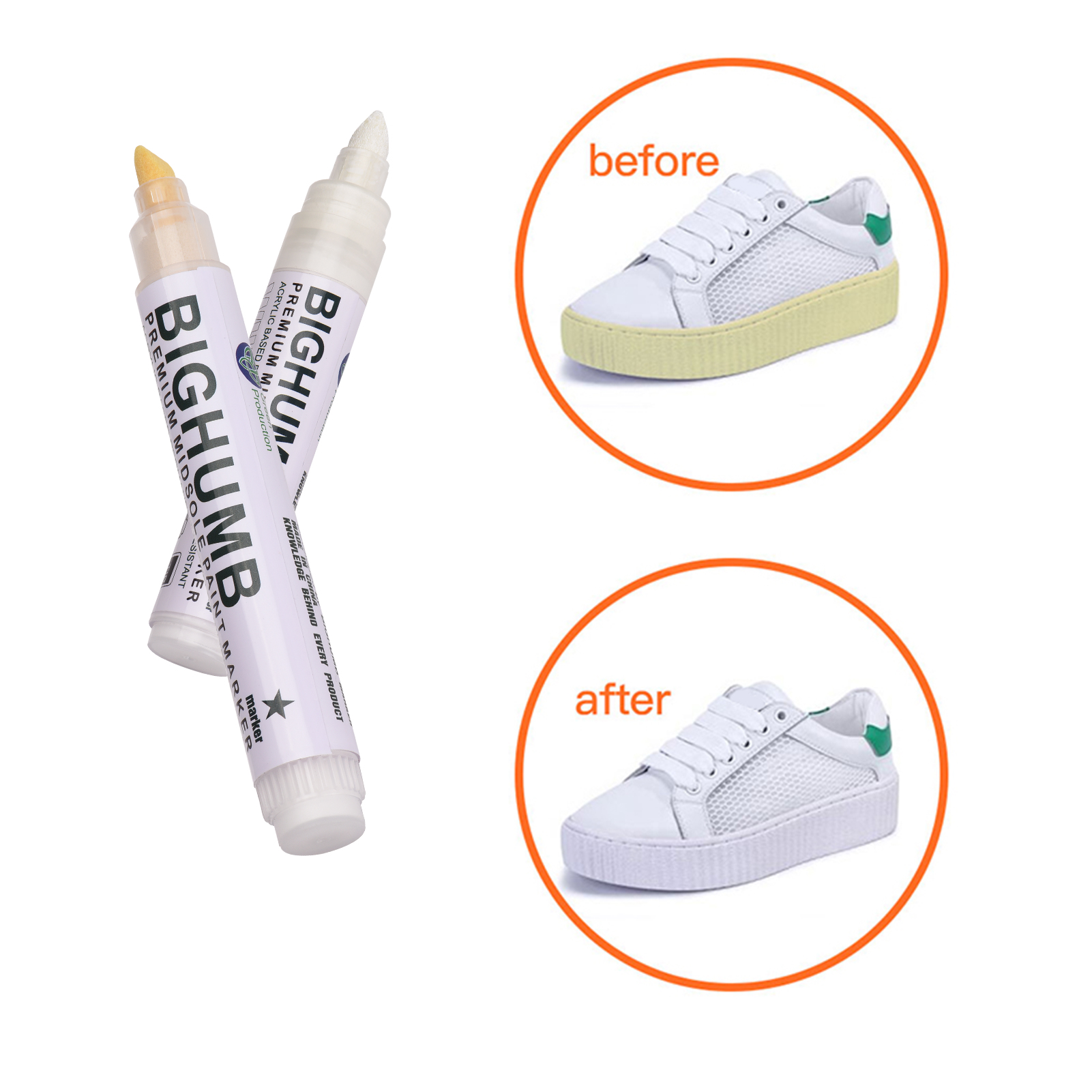 Sneaker Zone - Marcador BIGTHUMB Premium para Entresuela, Lápiz